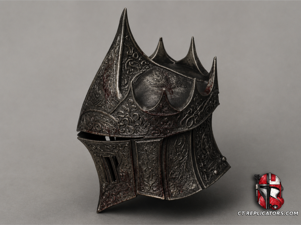 STL 3D Print Files Dark Fantasy Ornament Champion Helmet 1:1 Cosplay Replica