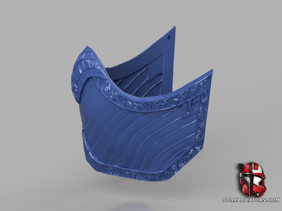 STL 3D Print Files MK2 Kitana Mortal Kombat Mask 1:1 Cosplay Replica