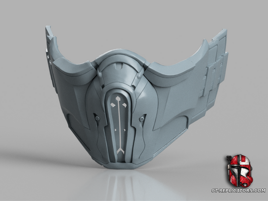 STL 3D Print Files Sub Zero Mortal Kombat Mask 1:1 Cosplay Replica