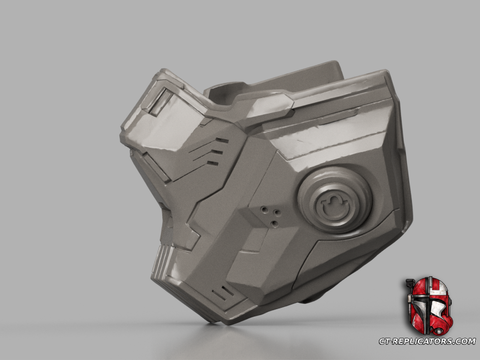 STL 3D Print Files Winter Soldier Marvel Rivals Mask 1:1 Cosplay Replica