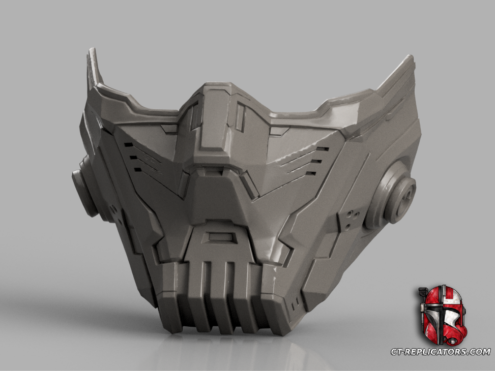 STL 3D Print Files Winter Soldier Marvel Rivals Mask 1:1 Cosplay Replica