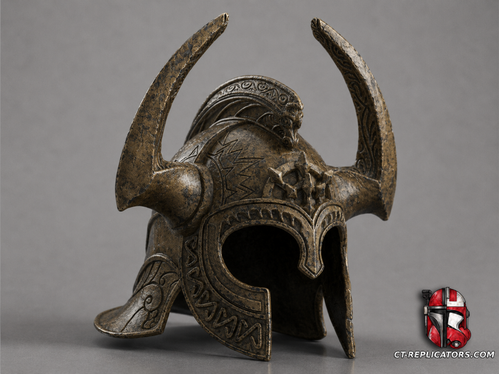 LOTR Hobbit The Helmet of King The War of the Rohirrim 1:1 Cosplay Replica