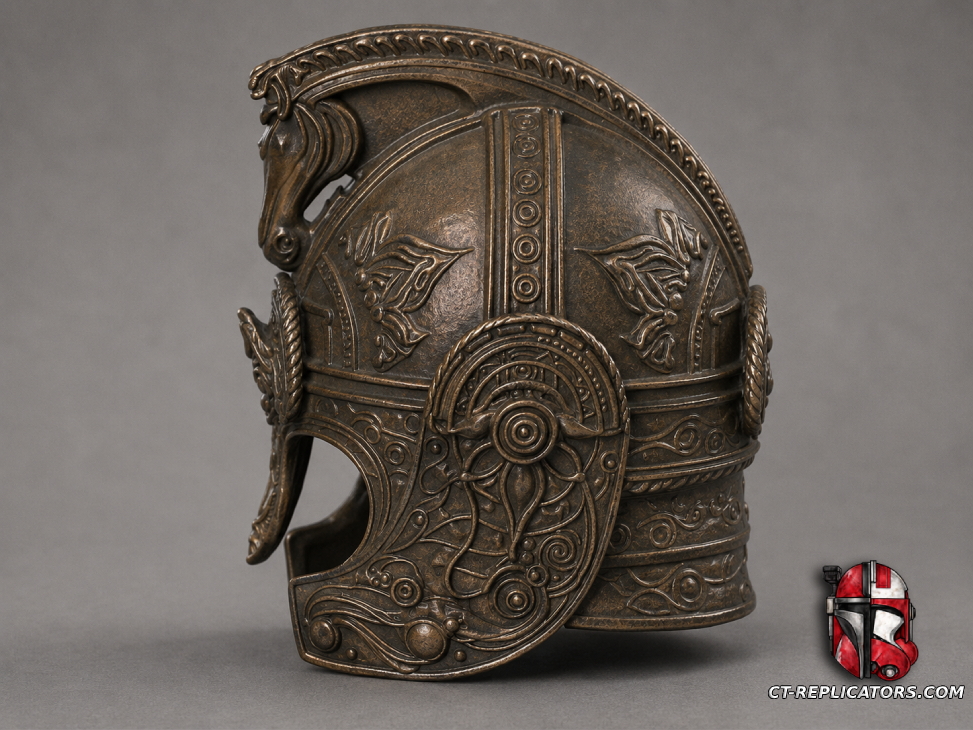 STL 3D Print Files LOTR Hobbit King Théoden Helmet 1:1 Cosplay Replica