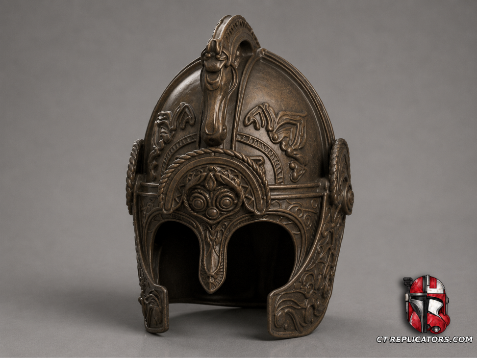 STL 3D Print Files LOTR Hobbit King Théoden Helmet 1:1 Cosplay Replica
