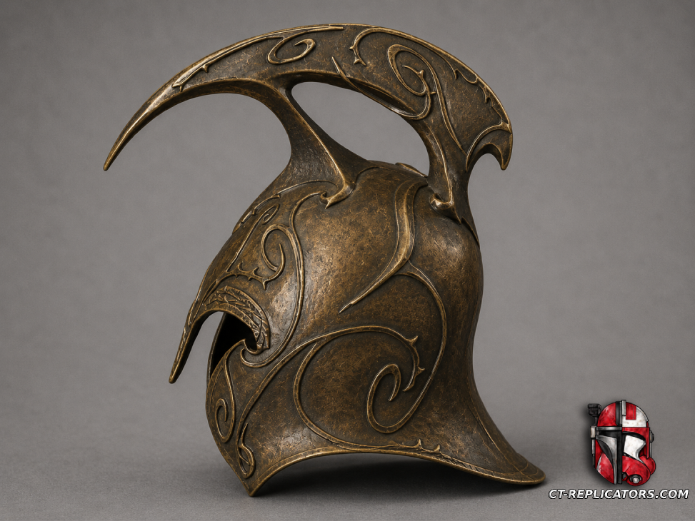 STL 3D Print Files LOTR Hobbit High Elven War Helmet 1:1 Cosplay Replica