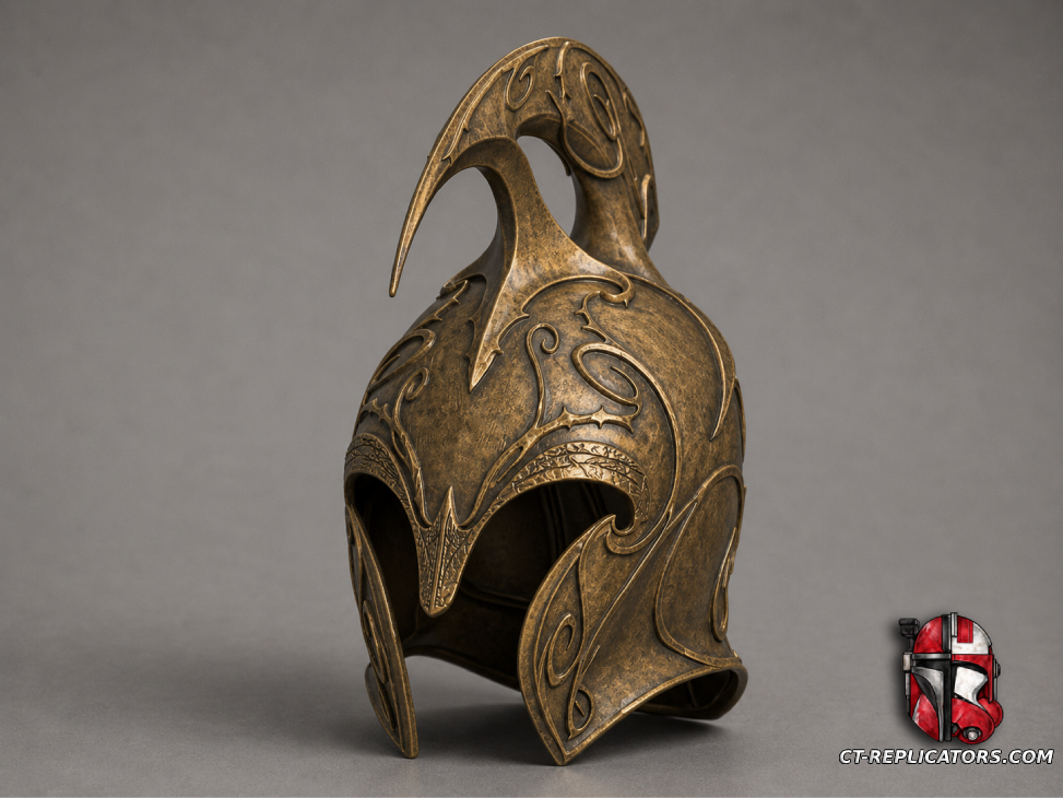 STL 3D Print Files LOTR Hobbit High Elven War Helmet 1:1 Cosplay Replica