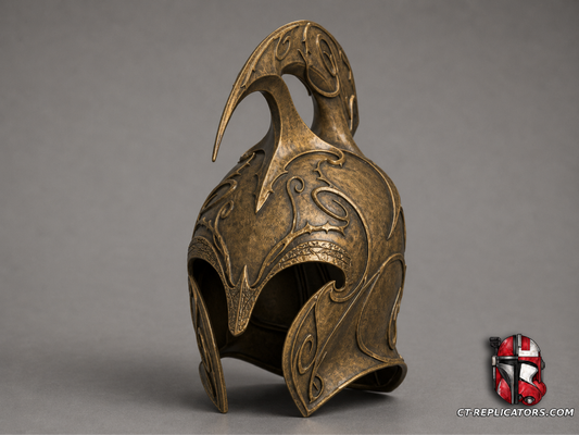STL 3D Print Files LOTR Hobbit High Elven War Helmet 1:1 Cosplay Replica