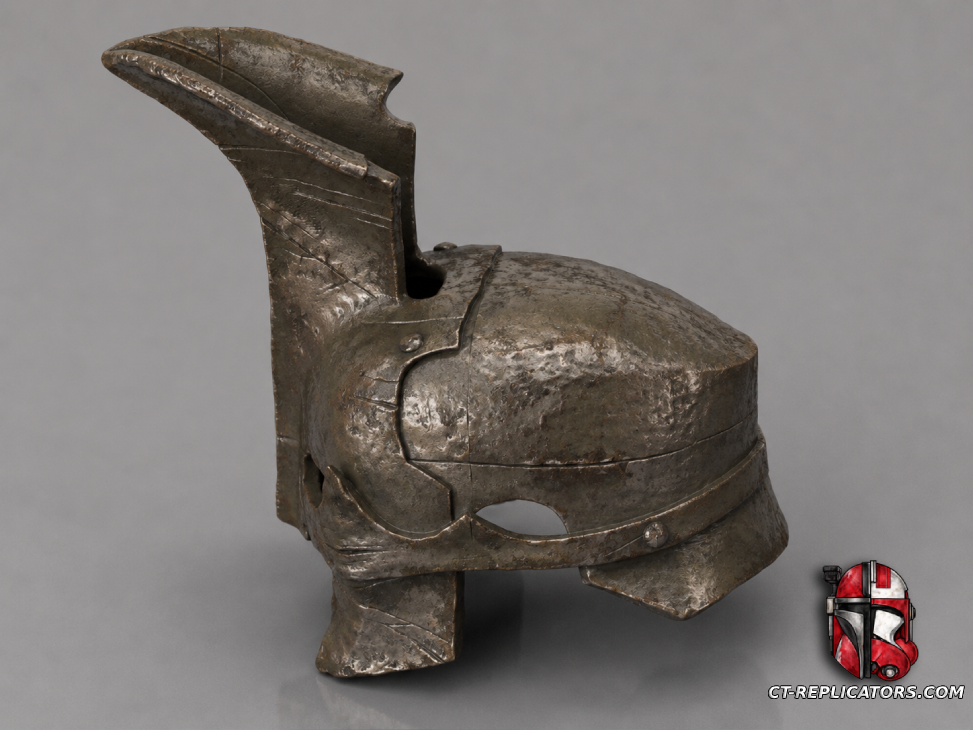 STL 3D Print Files LOTR Hobbit GUNDABAD ORC Helmet 1:1 Cosplay Replica