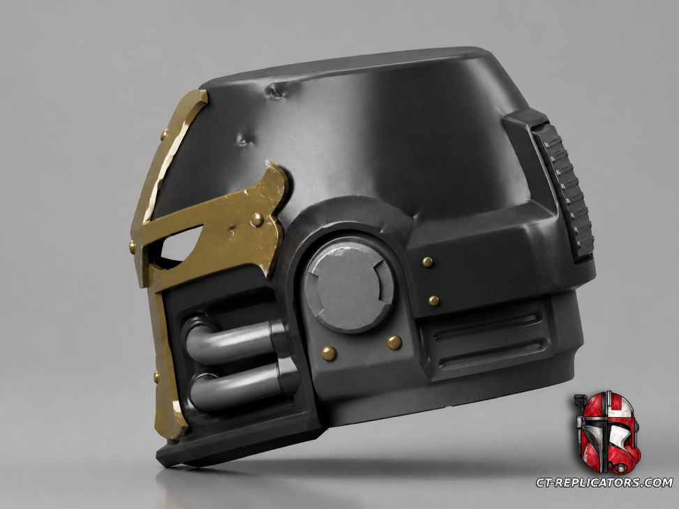 STL 3D Print Files Ancient Crusade Space Marine Helmet 1:1 Cosplay Replica