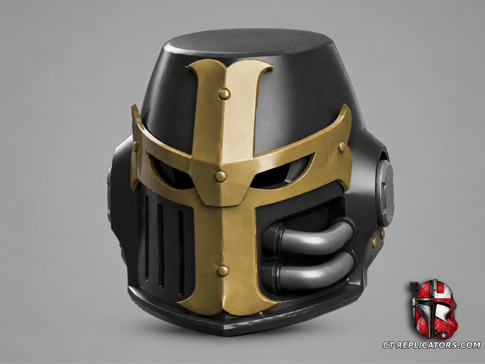 STL 3D Print Files Ancient Crusade Space Marine Helmet 1:1 Cosplay Replica