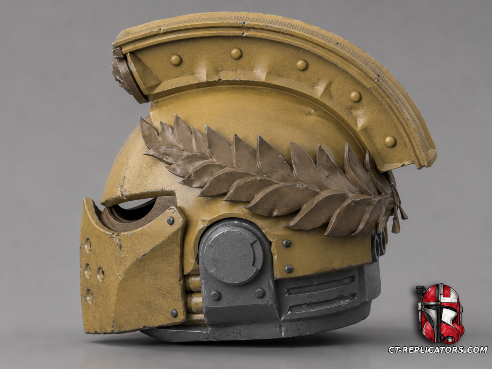 Chapter Champion Space Marine 2 Helmet 1:1 Cosplay Replica