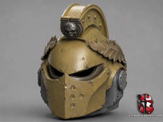 STL 3D Print Files Chapter Champion Space Marine 2 Helmet 1:1 Cosplay Replica