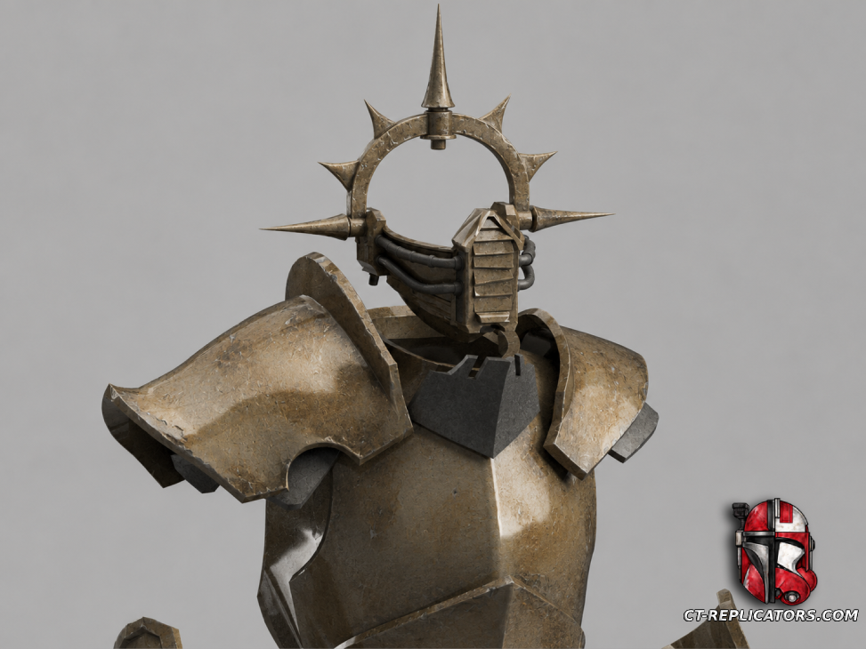 STL 3D Print Files Ministorum Priest armor with mask 1:1 Cosplay Replica