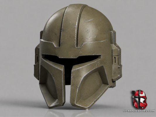SWTOR Heavy Mandalorian Helmet 1:1 Cosplay Replica