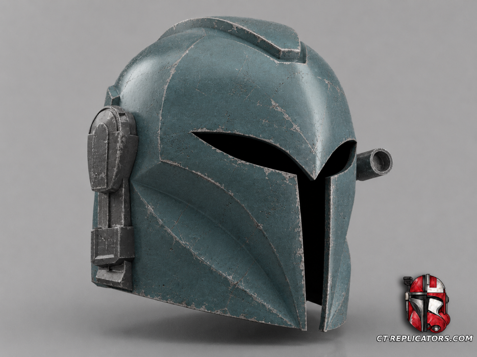 STL 3D Print Files SWTOR Mandalorian Commander Helmet 1:1 Cosplay Replica