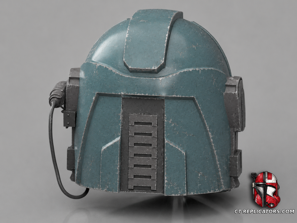 STL 3D Print Files SWTOR Mandalorian Commander Helmet 1:1 Cosplay Replica