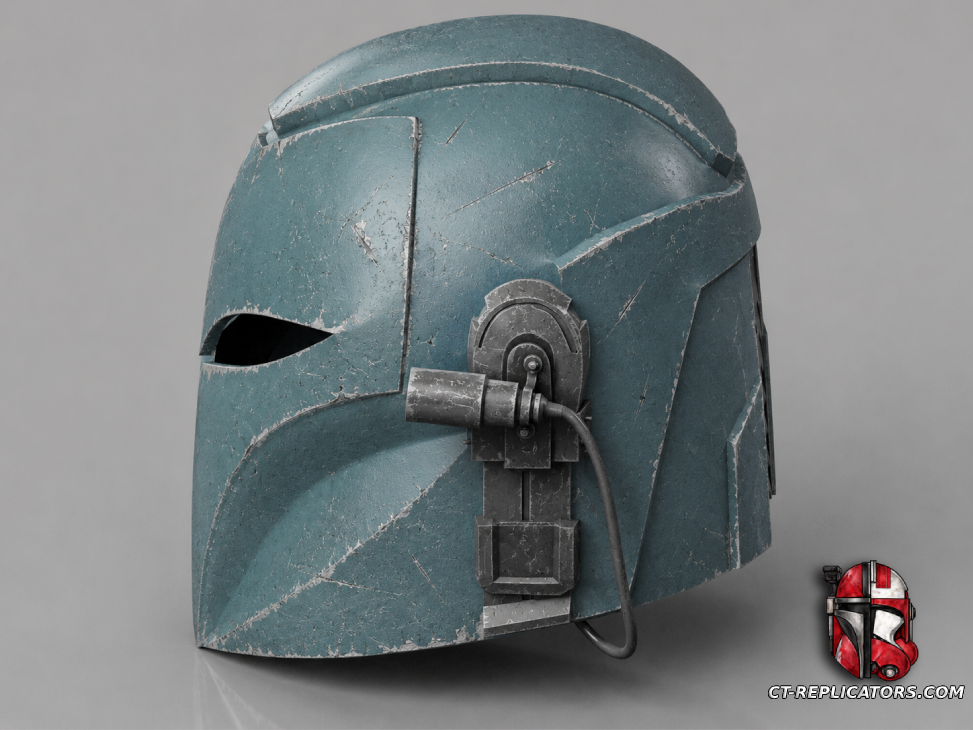 STL 3D Print Files SWTOR Mandalorian Commander Helmet 1:1 Cosplay Replica