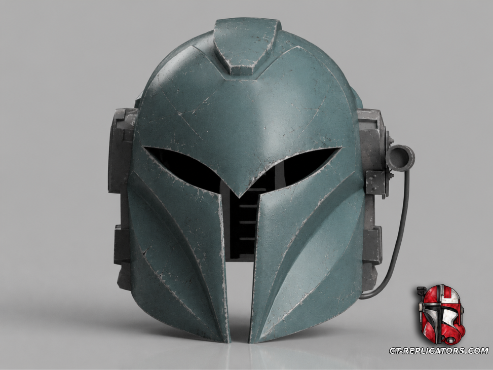 STL 3D Print Files SWTOR Mandalorian Commander Helmet 1:1 Cosplay Replica