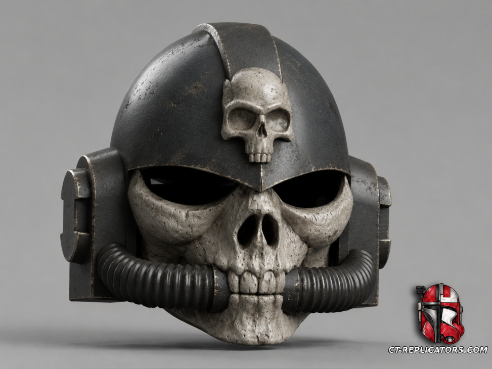 STL 3D Print Files Merek Grimaldus Armageddon Helmet 1:1 Cosplay Replica