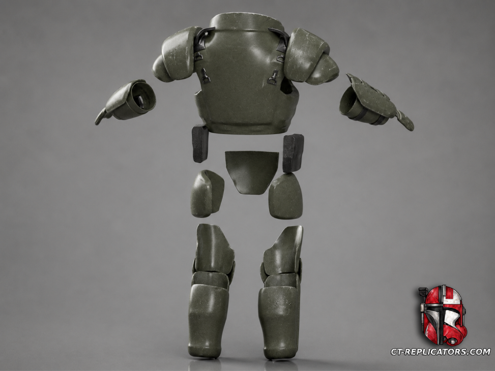 STL 3D Print Files Helldivers 2 - B-27 Fortified Commando Armor Cosplay 1:1 Replica