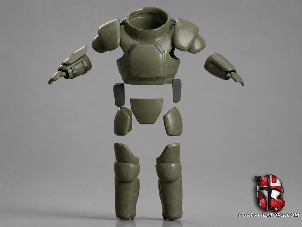 STL 3D Print Files Helldivers 2 - B-27 Fortified Commando Armor Cosplay 1:1 Replica