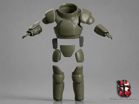 STL 3D Print Files Helldivers 2 - B-27 Fortified Commando Armor Cosplay 1:1 Replica