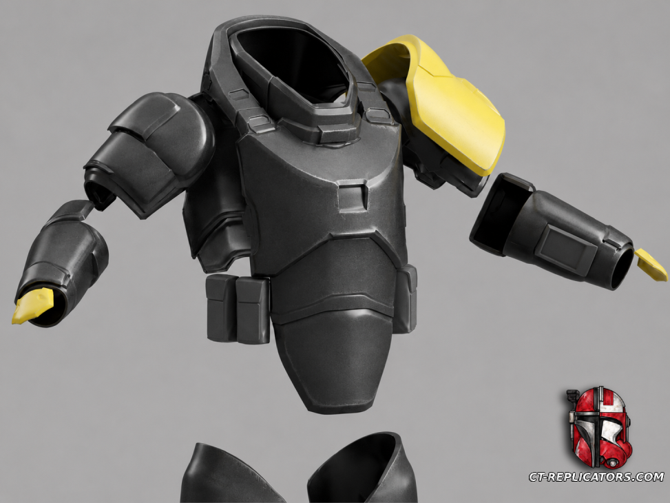 STL 3D Print Files Helldivers 2 FS-05 Marksman Armor Diy Kit Cosplay 1:1
