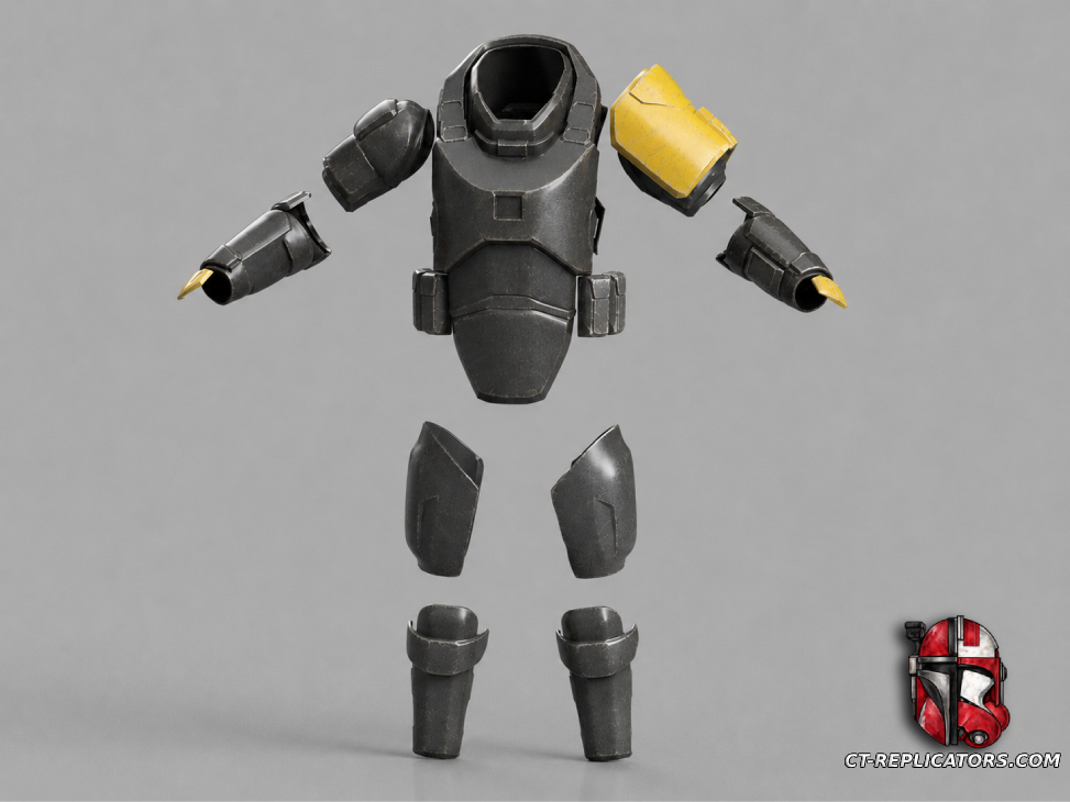 STL 3D Print Files Helldivers 2 FS-05 Marksman Armor Diy Kit Cosplay 1:1