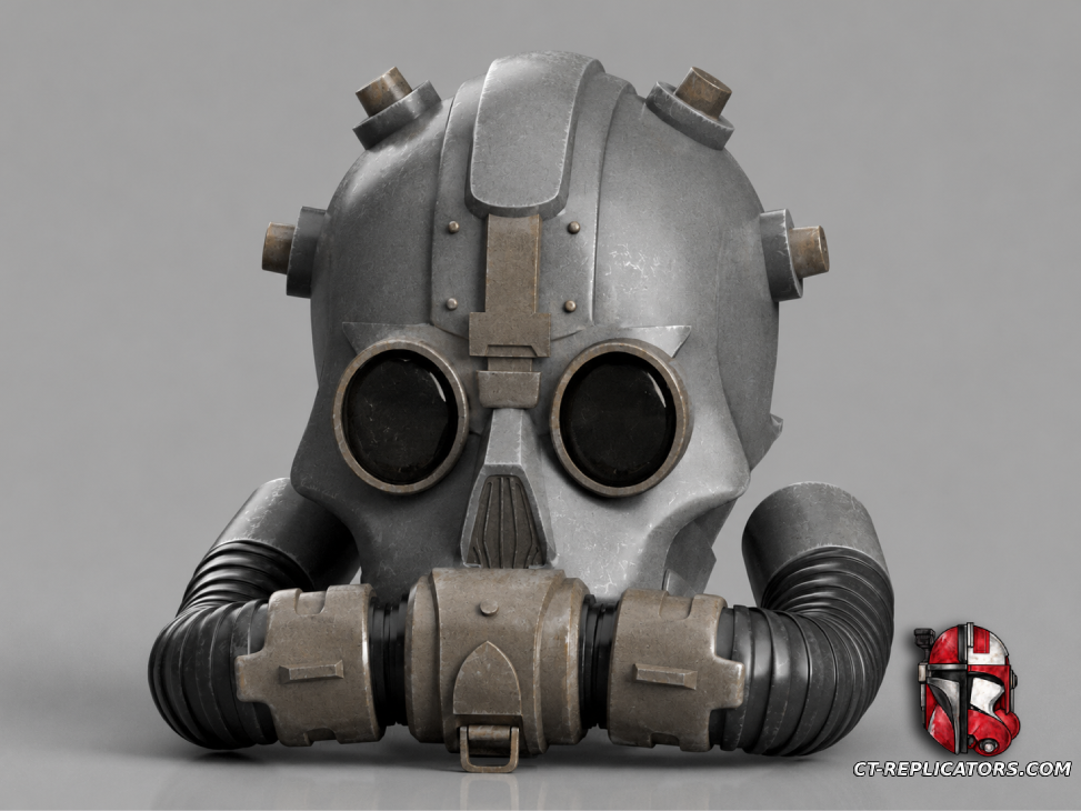 STL 3D Print Files Skitarii RANGER Helmet 1:1 Cosplay Replica