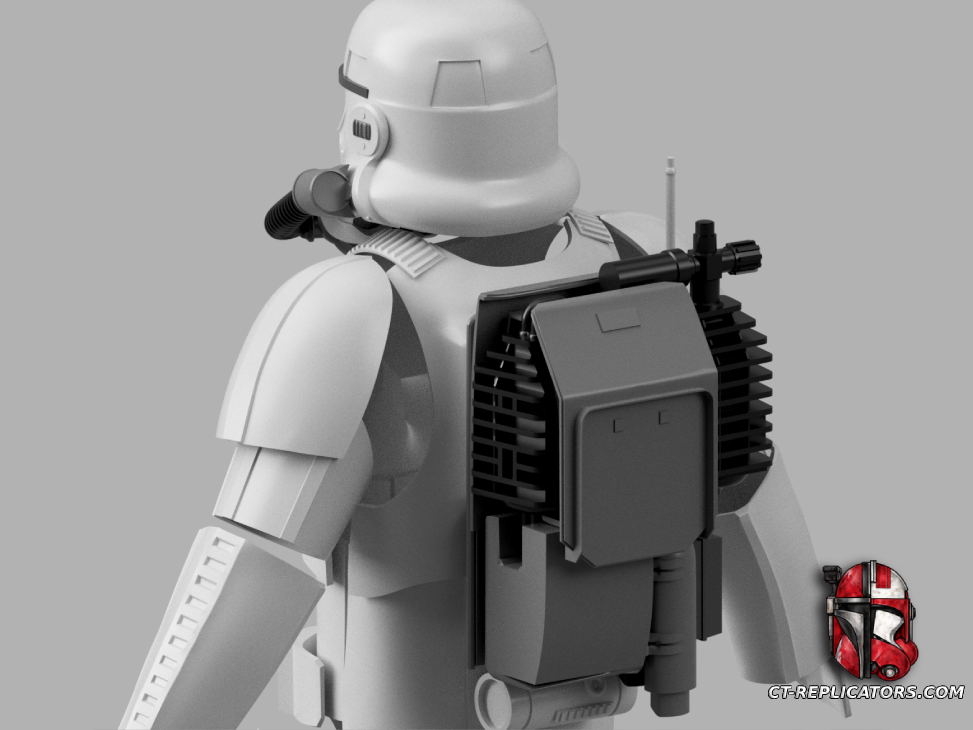 3D Print STL Files Magma Trooper Armor Modification Battlefront Star Wars 1:1 Replica Cosplay