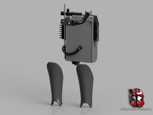 STL 3D Print Files Magma Trooper Armor Modification Battlefront Star Wars 1:1 Replica Cosplay