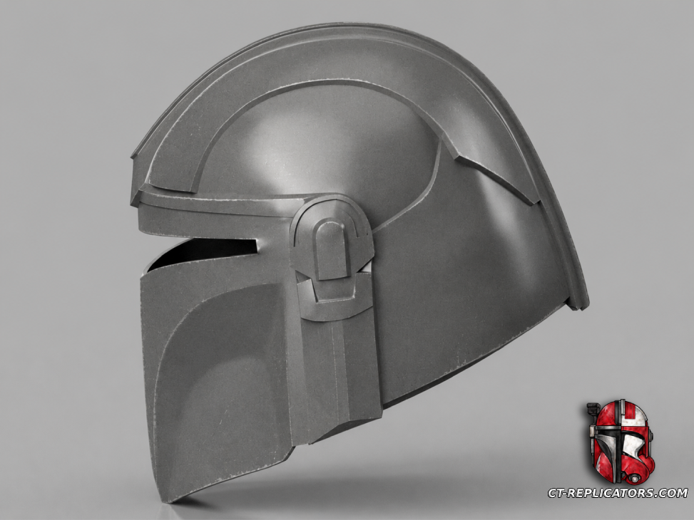 STL 3D Print Files SWTOR Nomad Mandalorian Helmet 1:1 Cosplay Replica