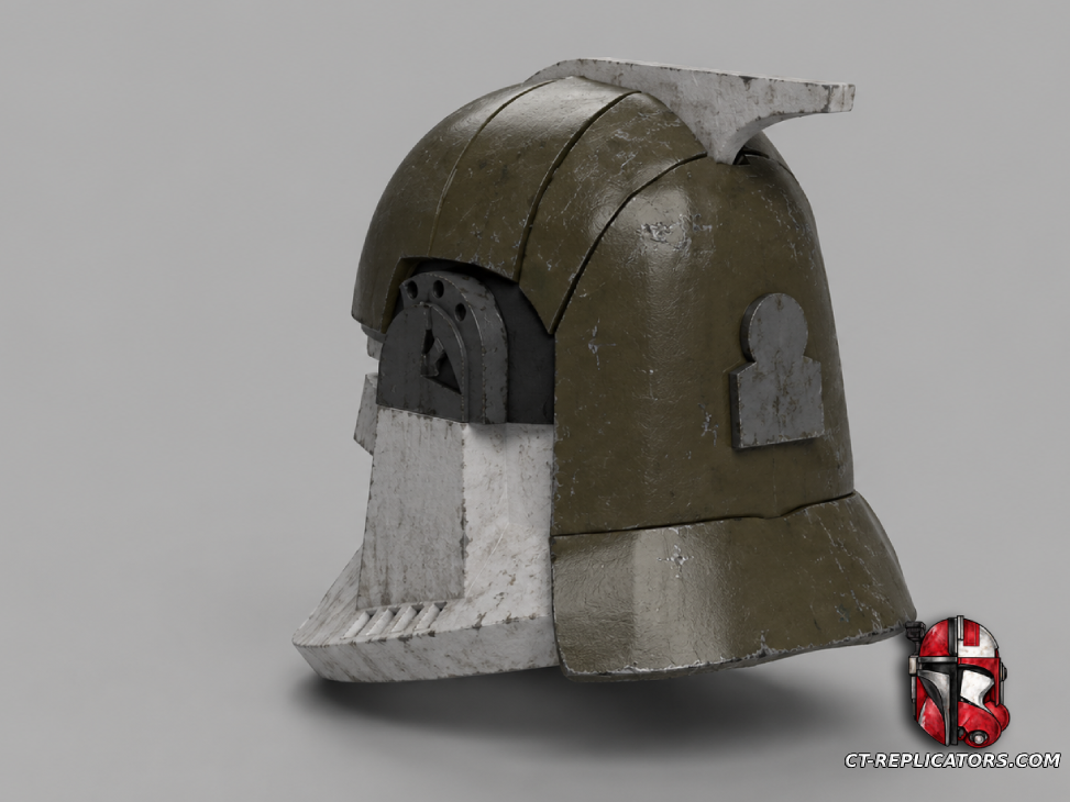 STL 3D Print FIles Clone Trooper Helmet AT-TE The Clone Wars Phase 1 Gunner TCW