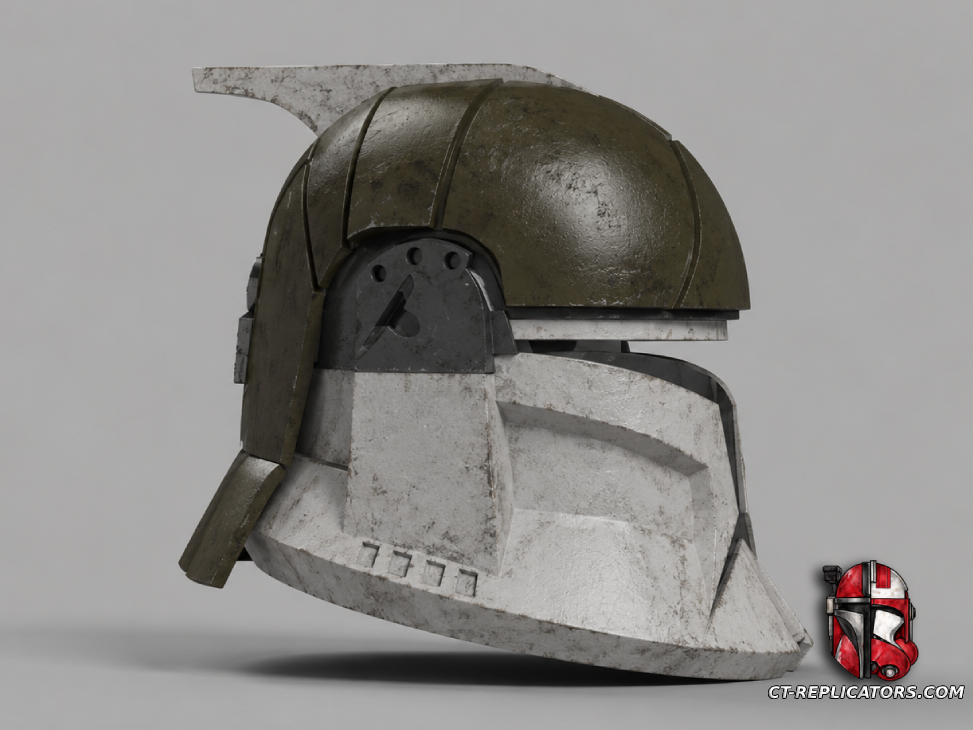 STL 3D Print FIles Clone Trooper Helmet AT-TE The Clone Wars Phase 1 Gunner TCW