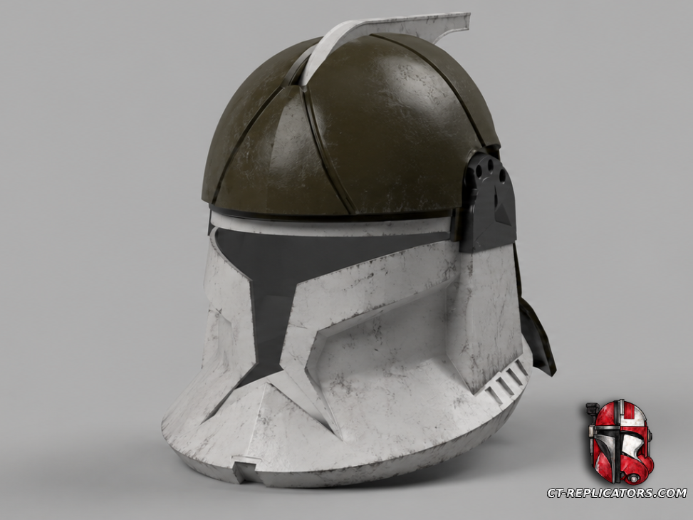 STL 3D Print FIles Clone Trooper Helmet AT-TE The Clone Wars Phase 1 Gunner TCW