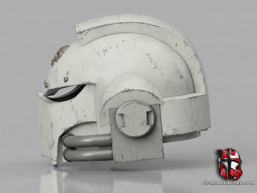 STL 3D Print Files Classic MK10 Bladeguard Bulwark Marine Helmet 1:1 Cosplay