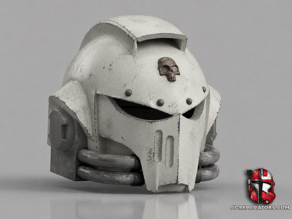 STL 3D Print Files Classic MK10 Bladeguard Bulwark Marine Helmet 1:1 Cosplay