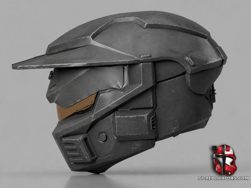 STL 3D Print Files HALO CE Timberwolf Helmet 1:1 Cosplay Replica