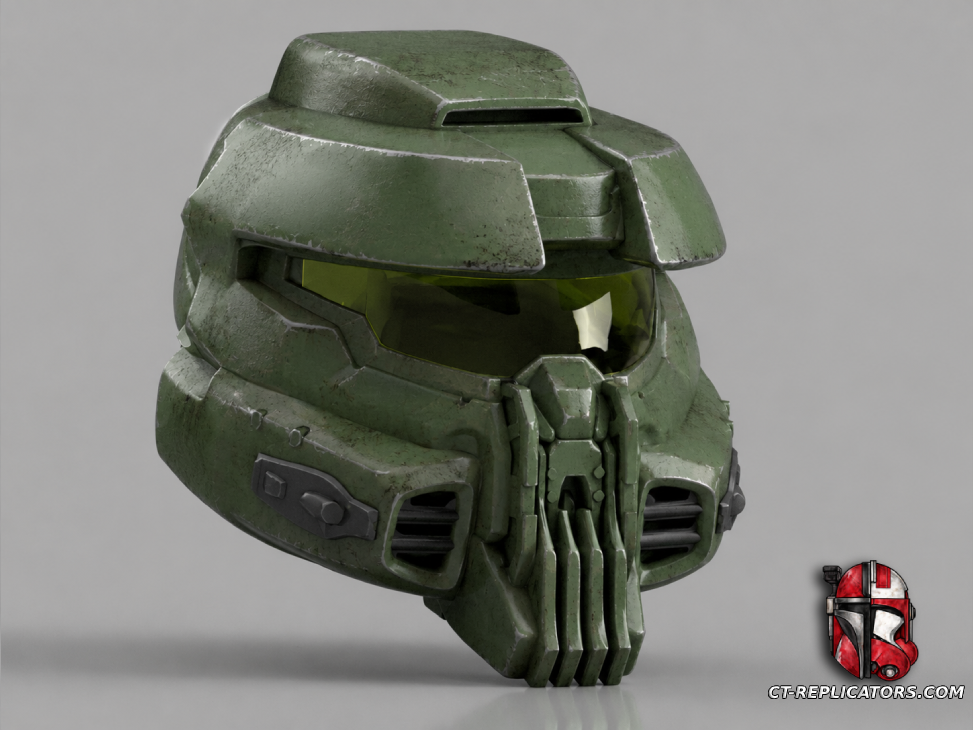 STL 3D Print Files HALO CE Mobile Armor Type 117 Helmet 1:1 Cosplay Replica