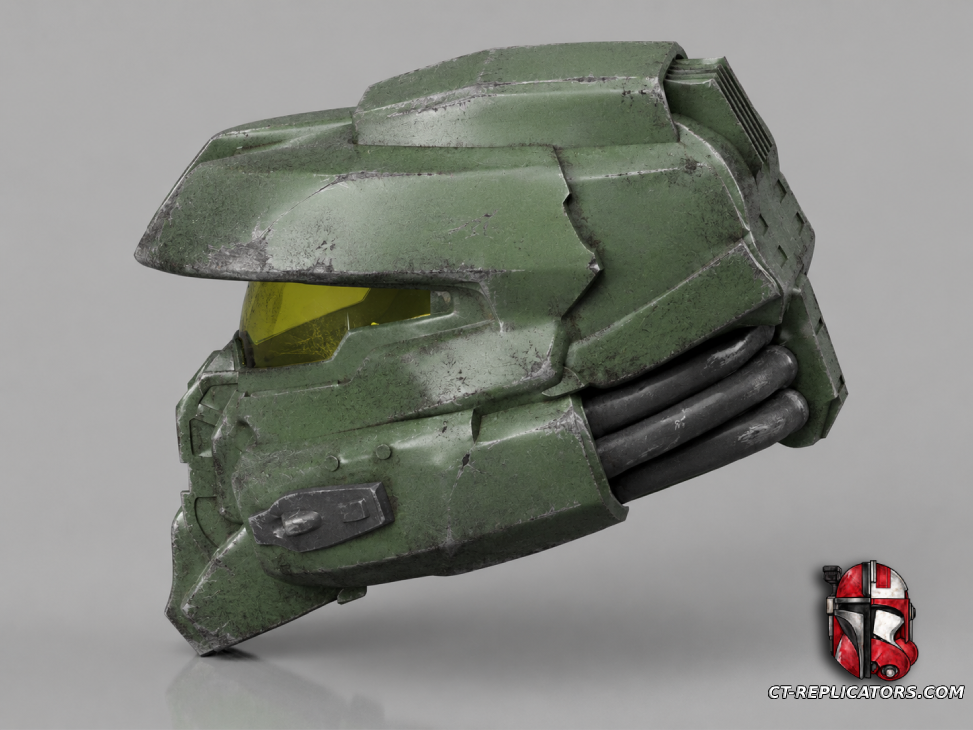 STL 3D Print Files HALO CE Mobile Armor Type 117 Helmet 1:1 Cosplay Replica
