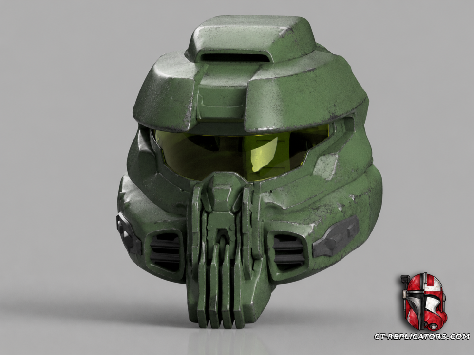 STL 3D Print Files HALO CE Mobile Armor Type 117 Helmet 1:1 Cosplay Replica