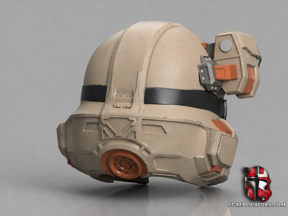 STL 3D Print Files Helldivers 2 - SEAF Leader Medic Helmet 1:1 Cosplay Replica
