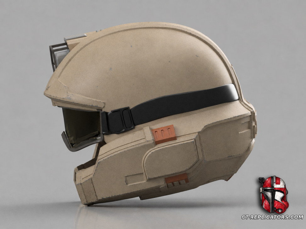 STL 3D Print Files Helldivers 2 - SEAF Leader Medic Helmet 1:1 Cosplay Replica
