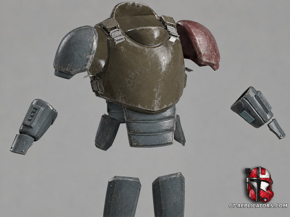Helldivers 2 - TG-122 Demo Trooper Armor 1:1 Cosplay Replica