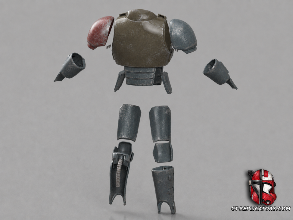 Helldivers 2 - TG-122 Demo Trooper Armor 1:1 Cosplay Replica