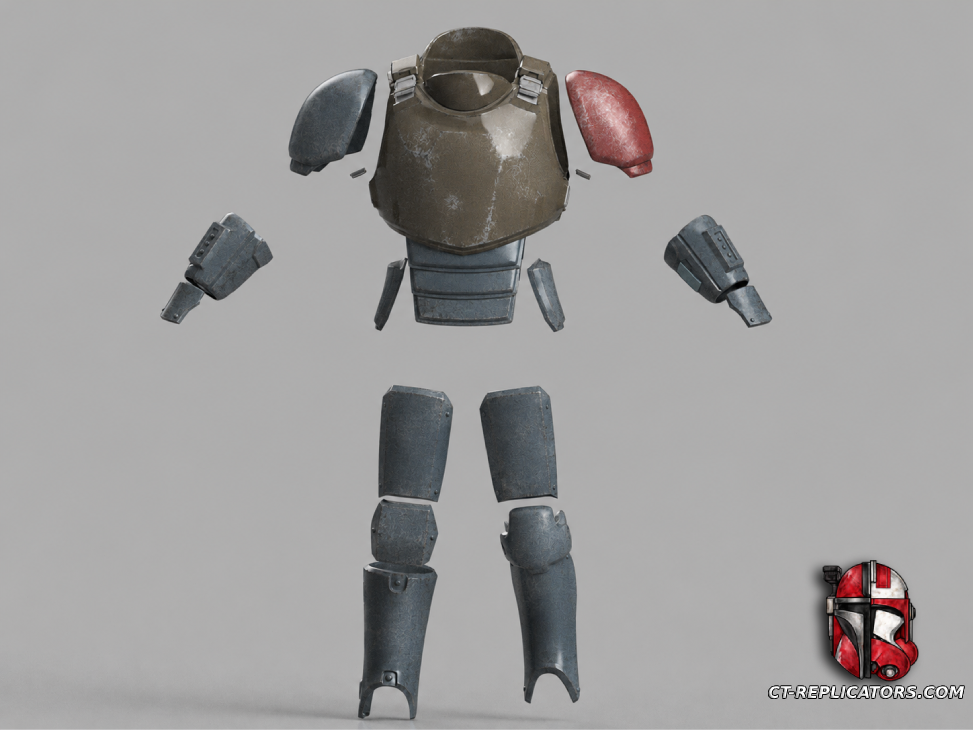 Helldivers 2 - TG-122 Demo Trooper Armor 1:1 Cosplay Replica