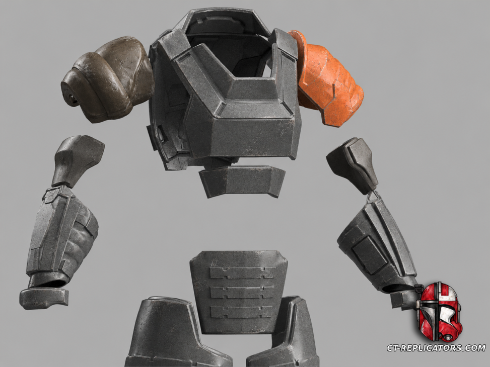 STL 3D Print Files Helldivers 2 - I-44 Salamander Armor Cosplay 1:1 Replica