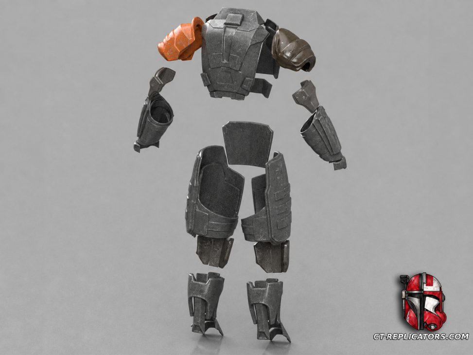 STL 3D Print Files Helldivers 2 - I-44 Salamander Armor Cosplay 1:1 Replica