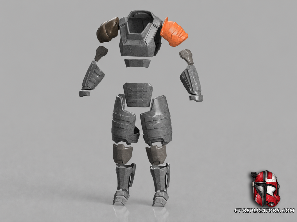 STL 3D Print Files Helldivers 2 - I-44 Salamander Armor Cosplay 1:1 Replica