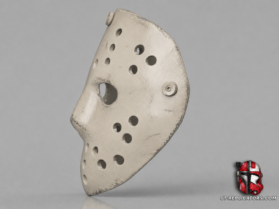 STL 3D Print Files Jason Hockey Mask 1:1 Cosplay Replica